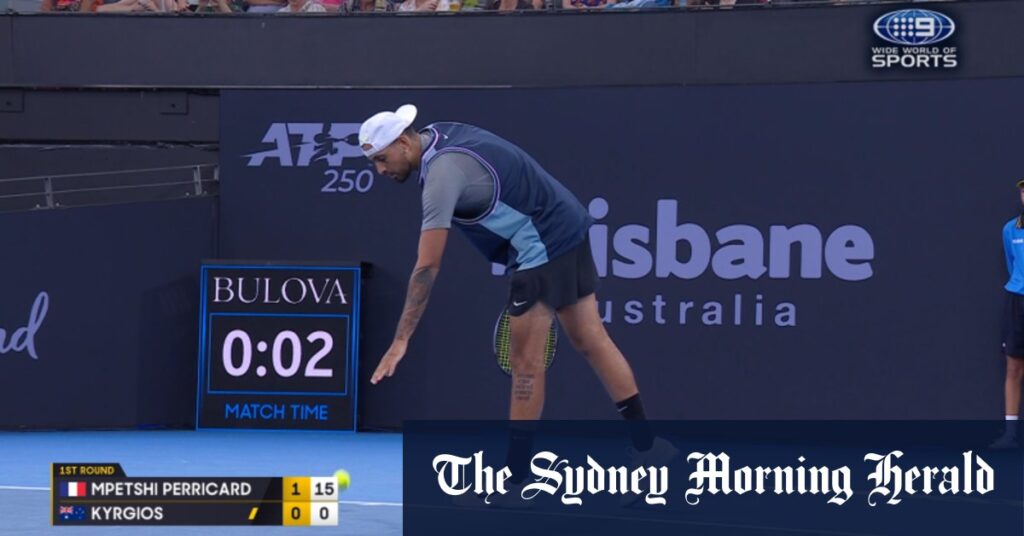 Nick Kyrgios v Giovanni Mpetshi Perricard