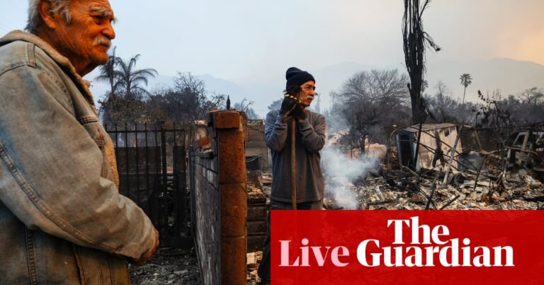 LA fires live updates: at least seven deaths as California wildfires rage and crews battle new fire | California wildfires