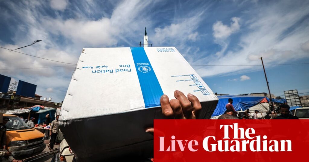Middle East crisis: Israeli forces ‘fired on World Food Programme convoy in Gaza’ – as it happened | Israel Middle East crisis: Israeli forces ‘fired on World Food Programme convoy in Gaza’ – as it happened | Israel