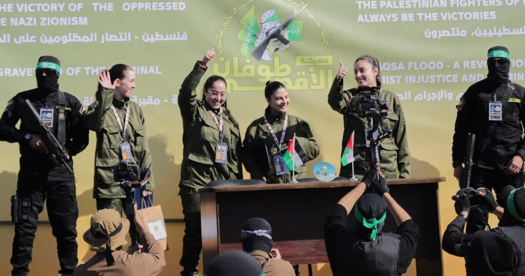 Four more Israeli hostages released by Hamas as ceasefire continues to hold Four more Israeli hostages released by Hamas as ceasefire continues to hold
