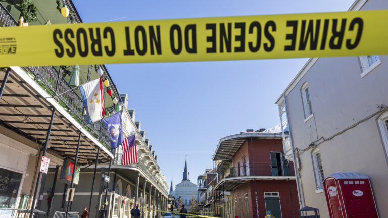The French Quarter’s metal barriers were gone on New Year’s, leaving a critical security gap