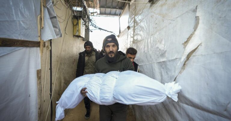 Israeli strikes kill 12 in Gaza including children as war grinds into new year