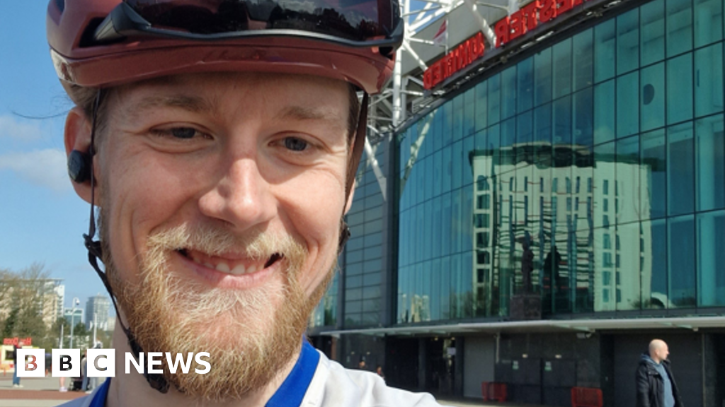The Wigan Athletic fan cycling to all 92 football league clubs