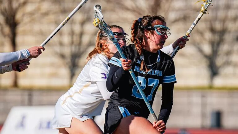 Mackin’s Nine Leads Johns Hopkins Over James Madison, 17-8