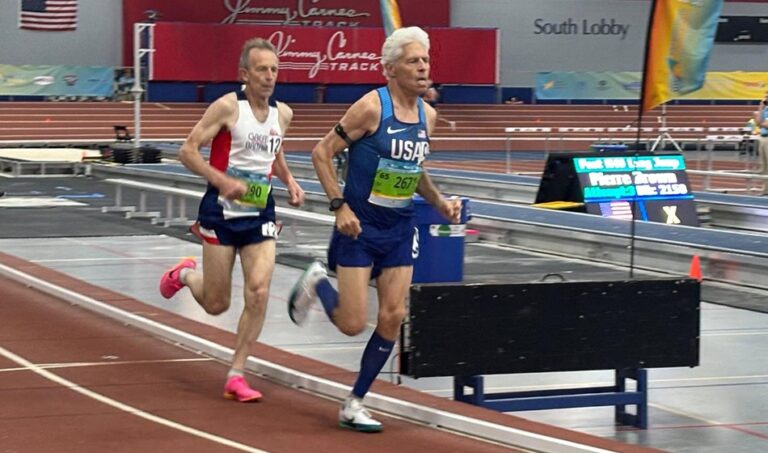 Clarke leads British success on day three of World Masters Indoor Champs