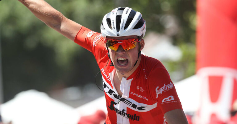 Mads Pedersen and Lorena Wiebes successfully defend Gent-Wevelgem titles