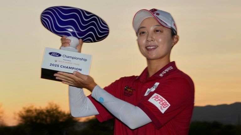 Ford Championship: Hyo Joo Kim beats Lilia Vu in play-off as Charley Hull’s challenge fades | Golf News
