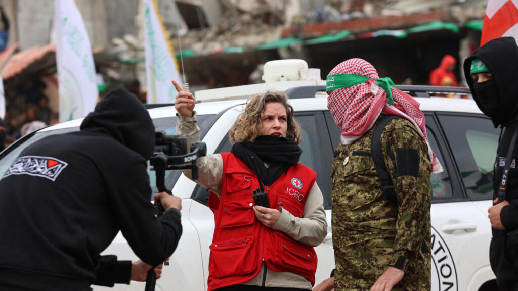 Hamas releases video of two Israeli hostages alive after alleged strike