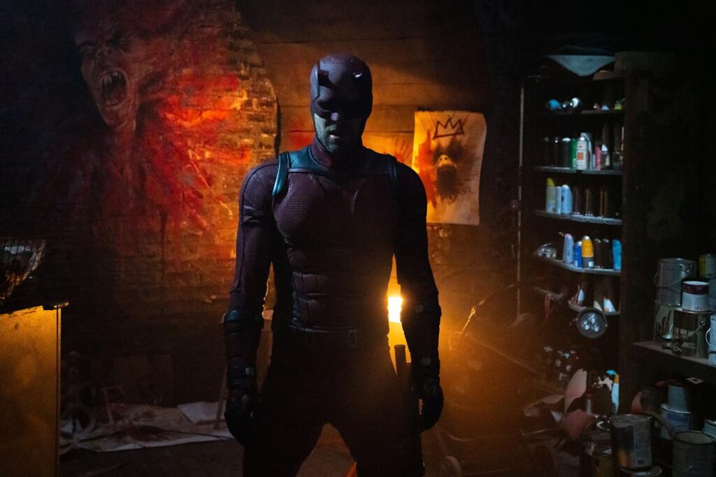 Born Again’ portrays the vigilante at his darkest. How the show’s fight sequences serve as ‘nonverbal dialogue.’ Born Again’ portrays the vigilante at his darkest. How the show’s fight sequences serve as ‘nonverbal dialogue.’