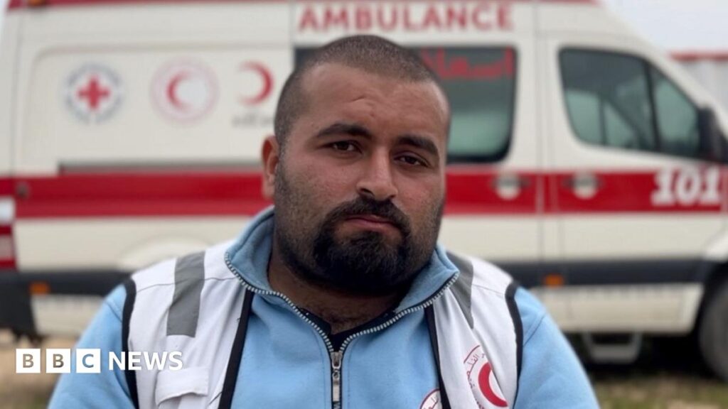 Survivor challenges Israeli account of attack on Gaza ambulances