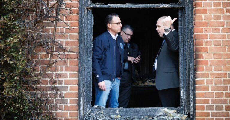Arson suspect angry with Pennsylvania Gov. Josh Shapiro over Palestinian stance, search warrants say Arson suspect angry with Pennsylvania Gov. Josh Shapiro over Palestinian stance, search warrants say