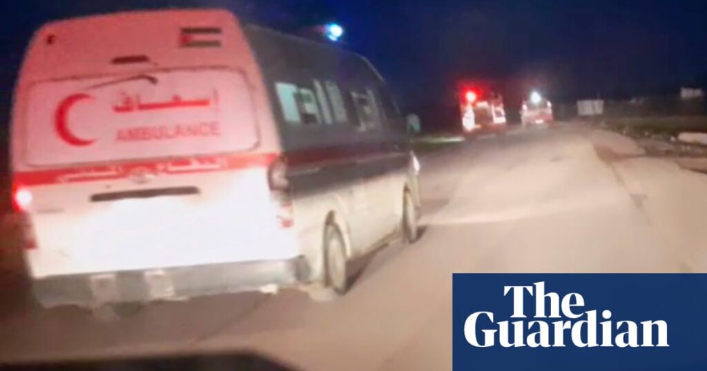Israeli military admits initial account of Palestinian medics’ killing was ‘mistaken’ | Israel Israeli military admits initial account of Palestinian medics’ killing was ‘mistaken’ | Israel