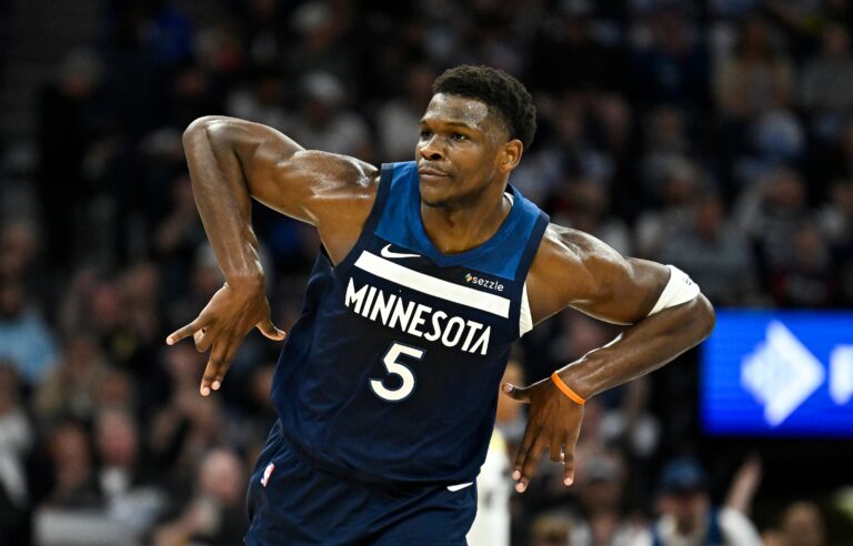 Timberwolves secure playoff spot with 116-105 win over Jazz behind 43 points from Anthony Edwards