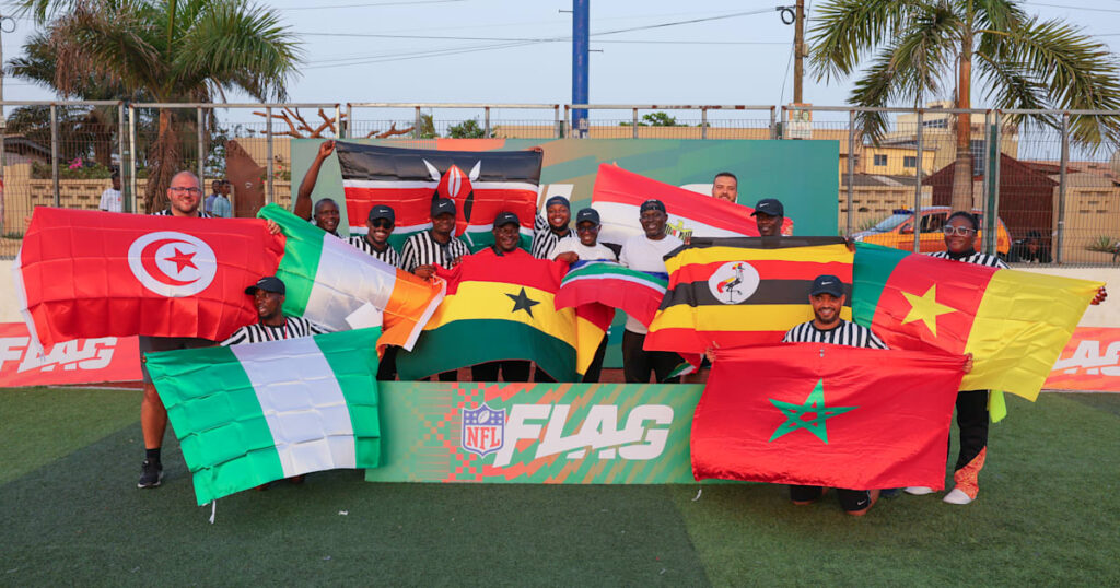 NFL and IFAF host flag football development clinic in Ghana NFL and IFAF host flag football development clinic in Ghana