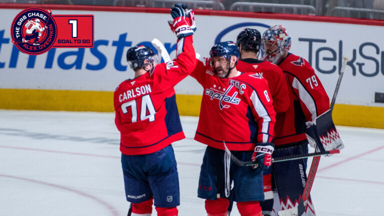 Carlson creates ‘special moment’ on Ovechkin’s historic goal