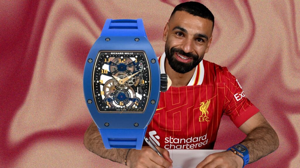 Mo Salah celebrates his new Liverpool contract with a GOAT-level Richard Mille flex Mo Salah celebrates his new Liverpool contract with a GOAT-level Richard Mille flex