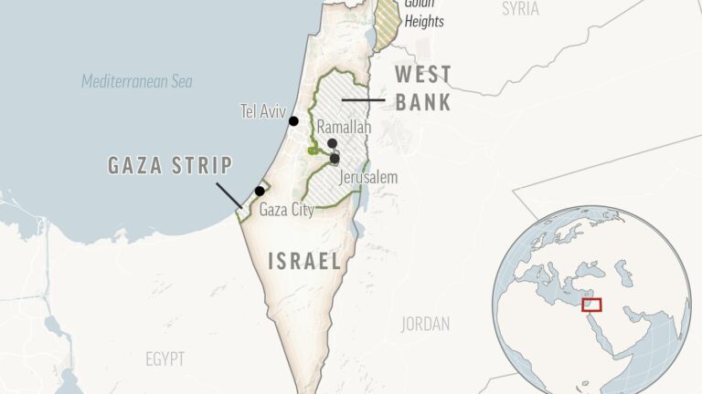 Israeli airstrike hits hospital entrance in Gaza, wounding 10 medics and patients